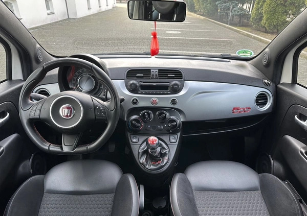 Fiat 500 cena 29900 przebieg: 135000, rok produkcji 2013 z Poznań małe 631